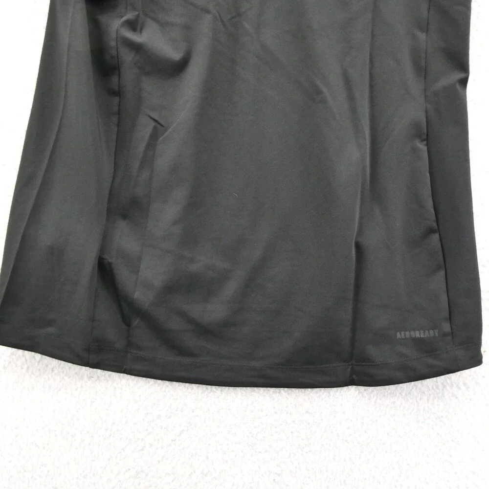 Washington Huskies Polo Mens Small Black 1/4 Zip Track Golf Adidas‎ NCAA New